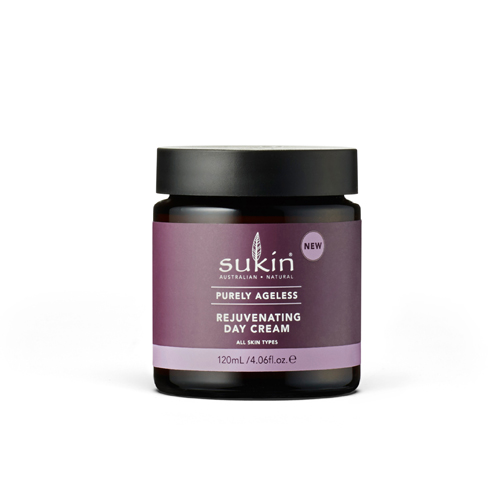 Sukin-ageless-day-cream Sukin Purely Ageless Rejuvenating Day Cream 120ml moisturiser with rosehip, baobab and hibiscus extracts.