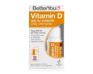 BetterYou DLux Junior Vitamin D Oral Spray 15ml for children aged 3 years and over.