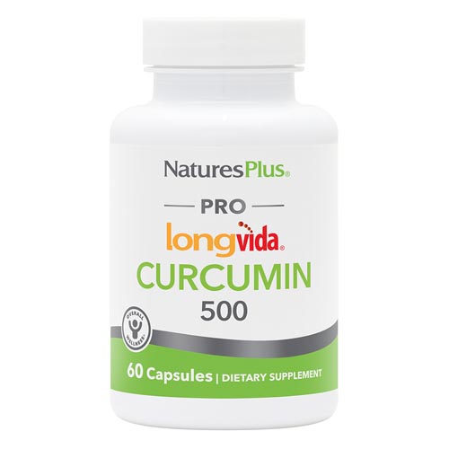 Longvida-Curcumin-500 Natures Plus Pro Curcumin Longvida 500 60 capsules curcumin supplement