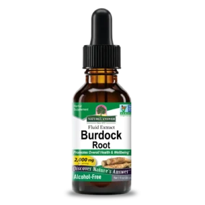 Nature's Answer Burdock Root Extract 30ml alcohol-free liquid supplement