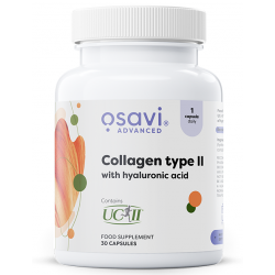 Hyaluronic acid and type II collagen capsules for joints and skin