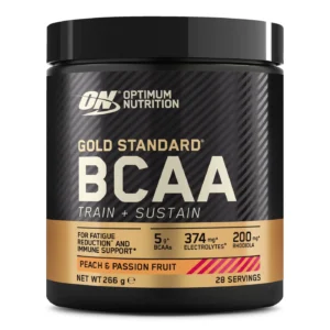 Optimum Nutrition Gold Standard BCAA Peach Passion Fruit amino acid powder 266g
